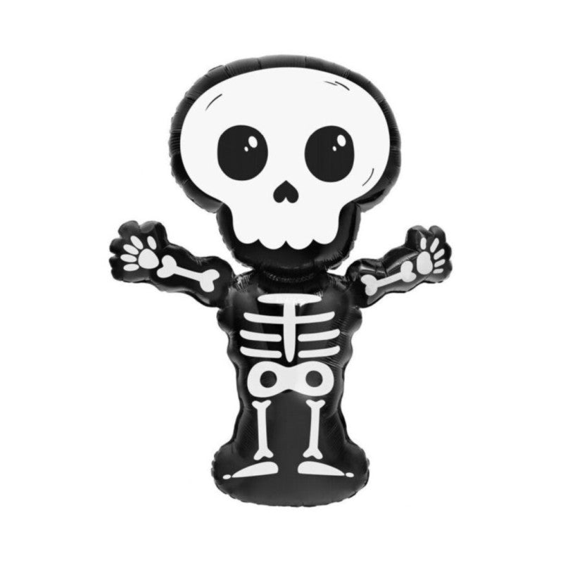 Globo Foil Esqueleto Halloween 120 cm