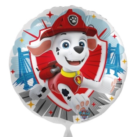 Globo Foil Patrulla Canina Marshall Redondo 45cm