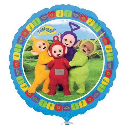 Globo Foil Redondo Teletubbies 45 cm