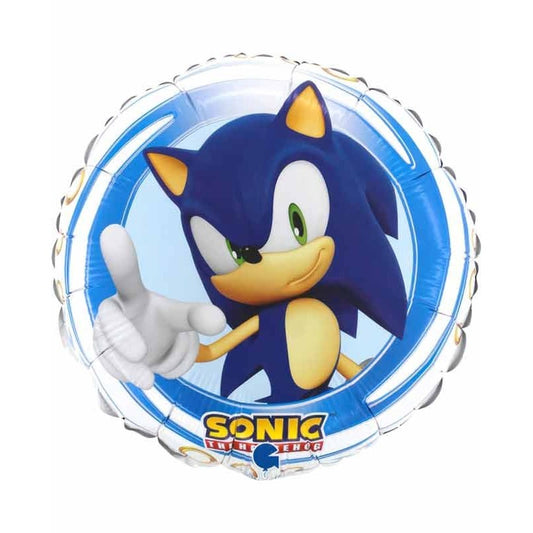 Globo Foil Sonic Redondo 45cm