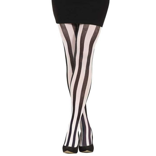 Pantys Rayas Negras y Blancas Adulto