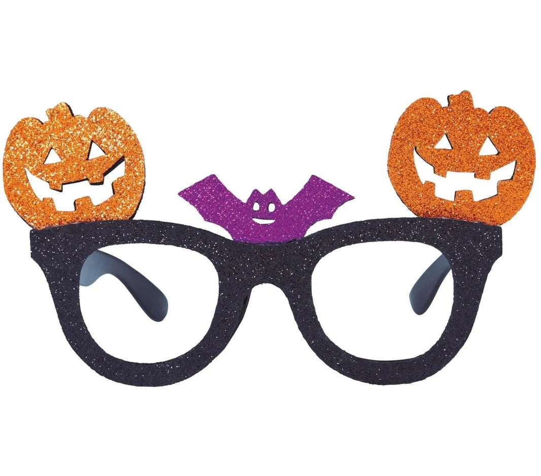 Gafas de Halloween con Purpurina de Calabaza