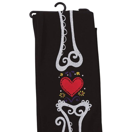 Calcetines Altos Esqueleto Mexicano – Disfraz Catrina Halloween