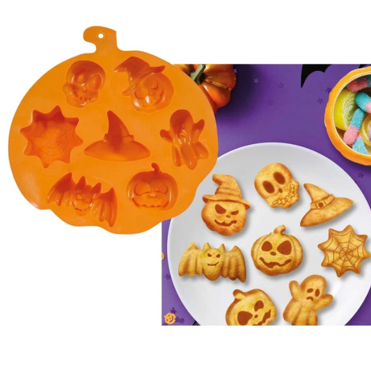 Moldes de Silicona para Galletas de Calabaza Halloween