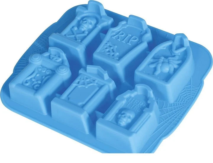 Moldes para Galletas Halloween Lápidas 21 x 18 cm Azul