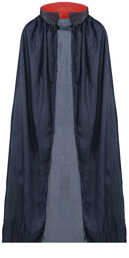 Capa Negra de Halloween para Adulto