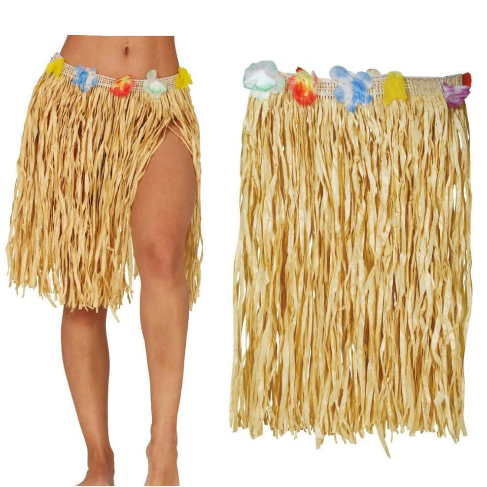 Falda Hawaiana de Paja 40 cm