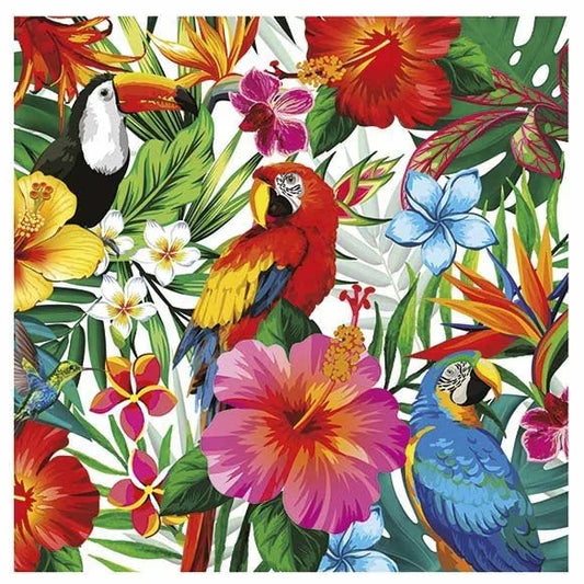 Servilletas Hawai Aloha 33x33cm Pack 12 uds