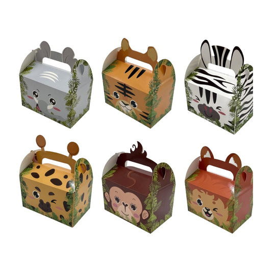Cajas de Animales Safari 16 x 9,5 x 9,5 cm 3 uds