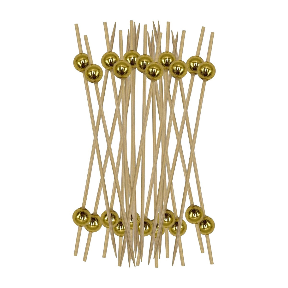 Varilla para Dulces 12 cm 24 uds Perla - Oro
