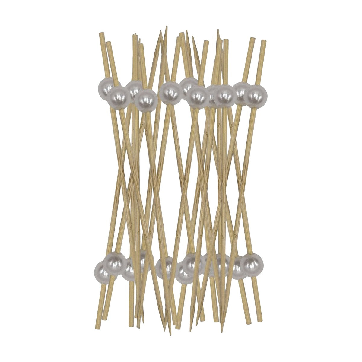 Varilla para Dulces 12 cm 24 uds Perla - Blanco