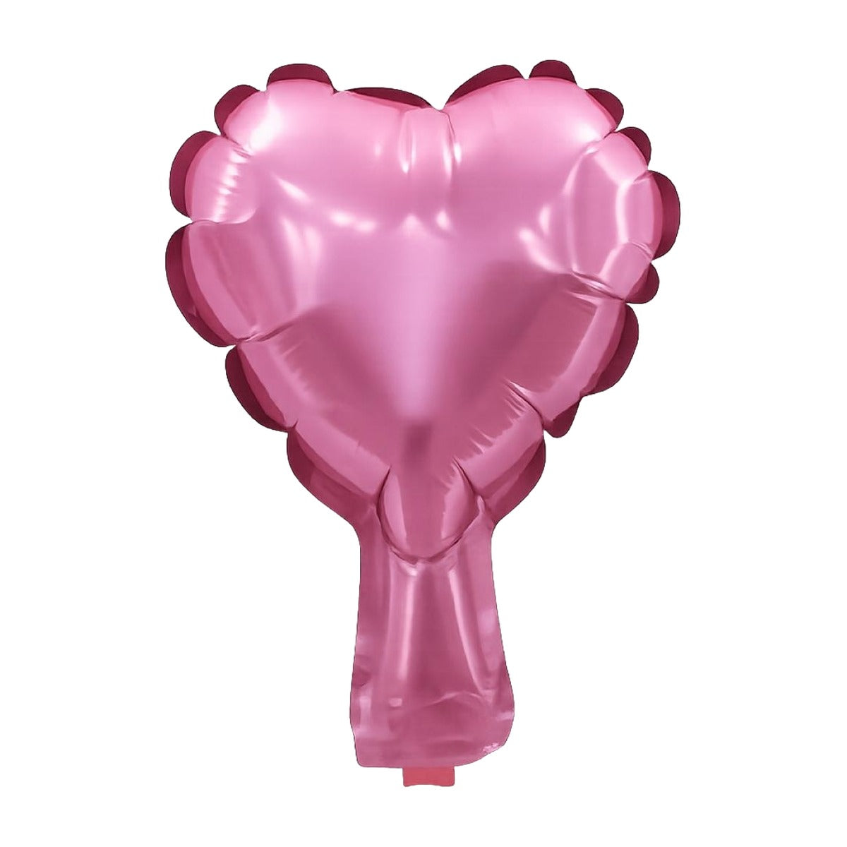 Mini Globos Foil Corazón 12 cm 6 uds - Rosa