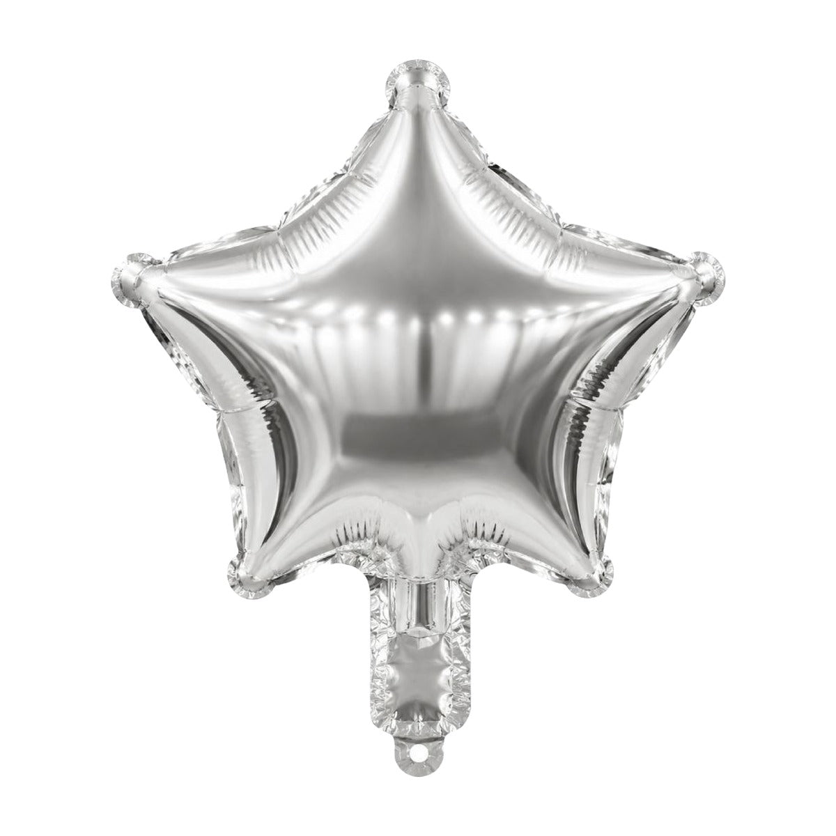 Mini Globos Foil Estrella 12 cm 6 uds - Plata