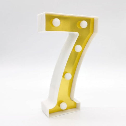Número Luminoso LED 22 cm