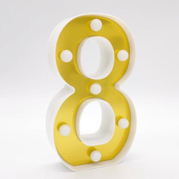 Número Luminoso LED 22 cm