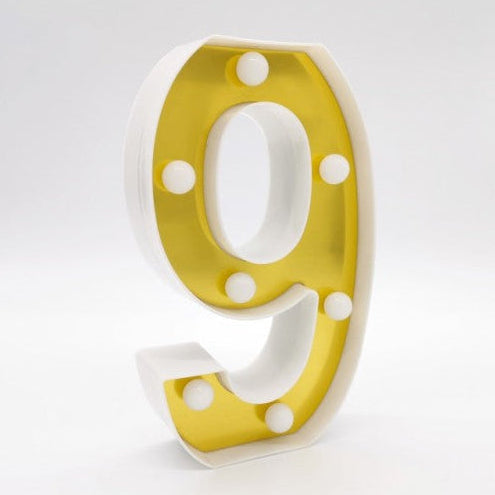 Número Luminoso LED 22 cm