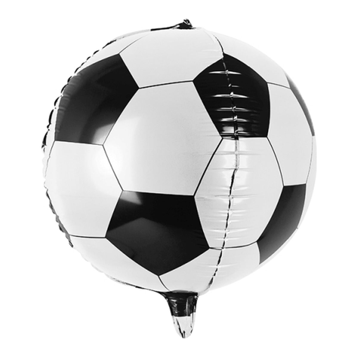 Globo Foil Balón de Fútbol 4D 40 cm sobre fondo blanco