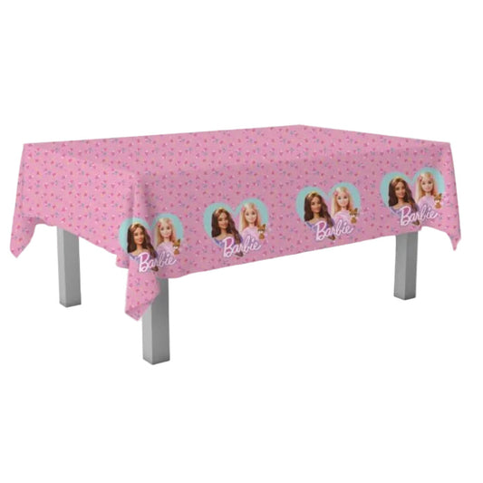 Mantel Plastico Barbie 120 x 180cm 1ud