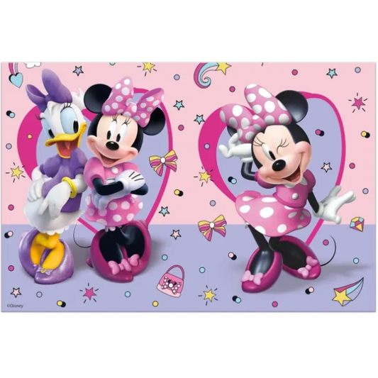 Mantel Plastico Minnie  120 x 180cm 1ud