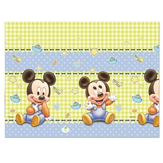 Mantel Plastico Baby Mickey 120 x 180cm 1ud