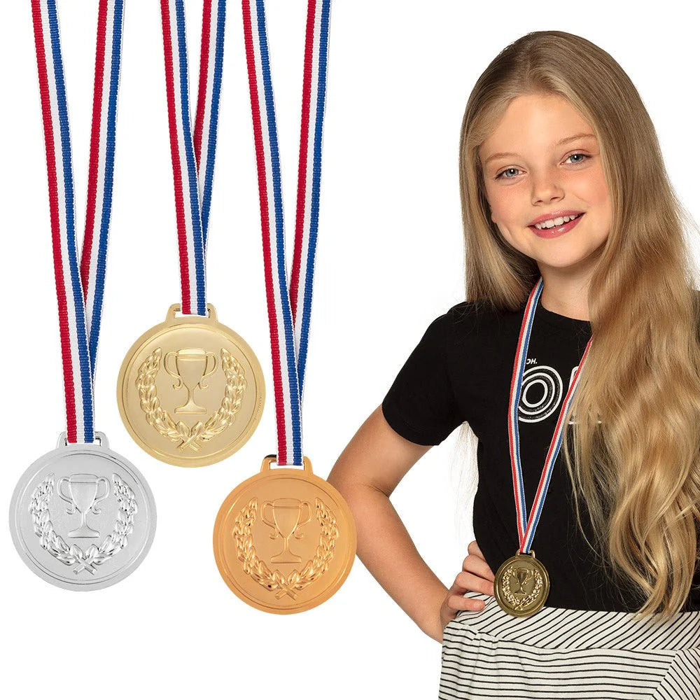 Medallas Pódium Pack 3 uds 6 cm