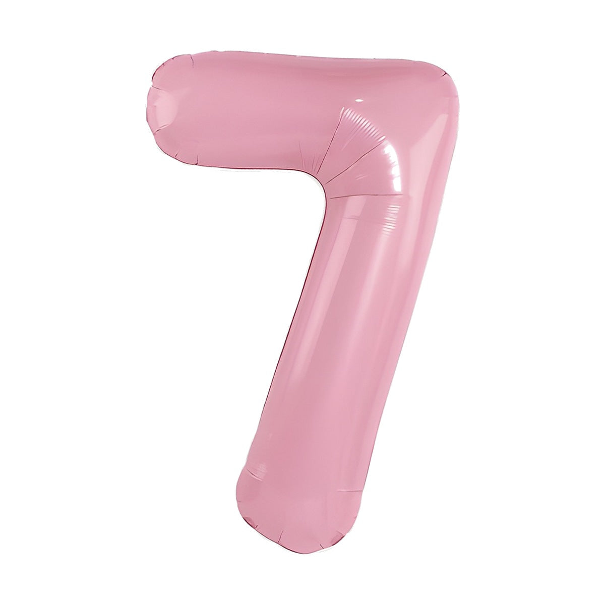 Globo Foil Número Gigante Aluminio 100cm (40") Rosa Número 7
