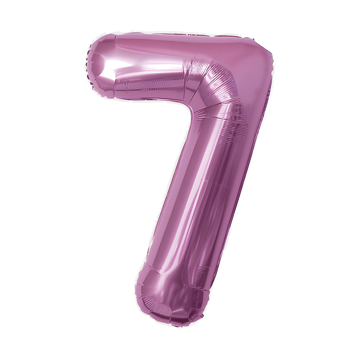 Globo Foil Número Gigante Aluminio 100cm (40") Fucsia número 7