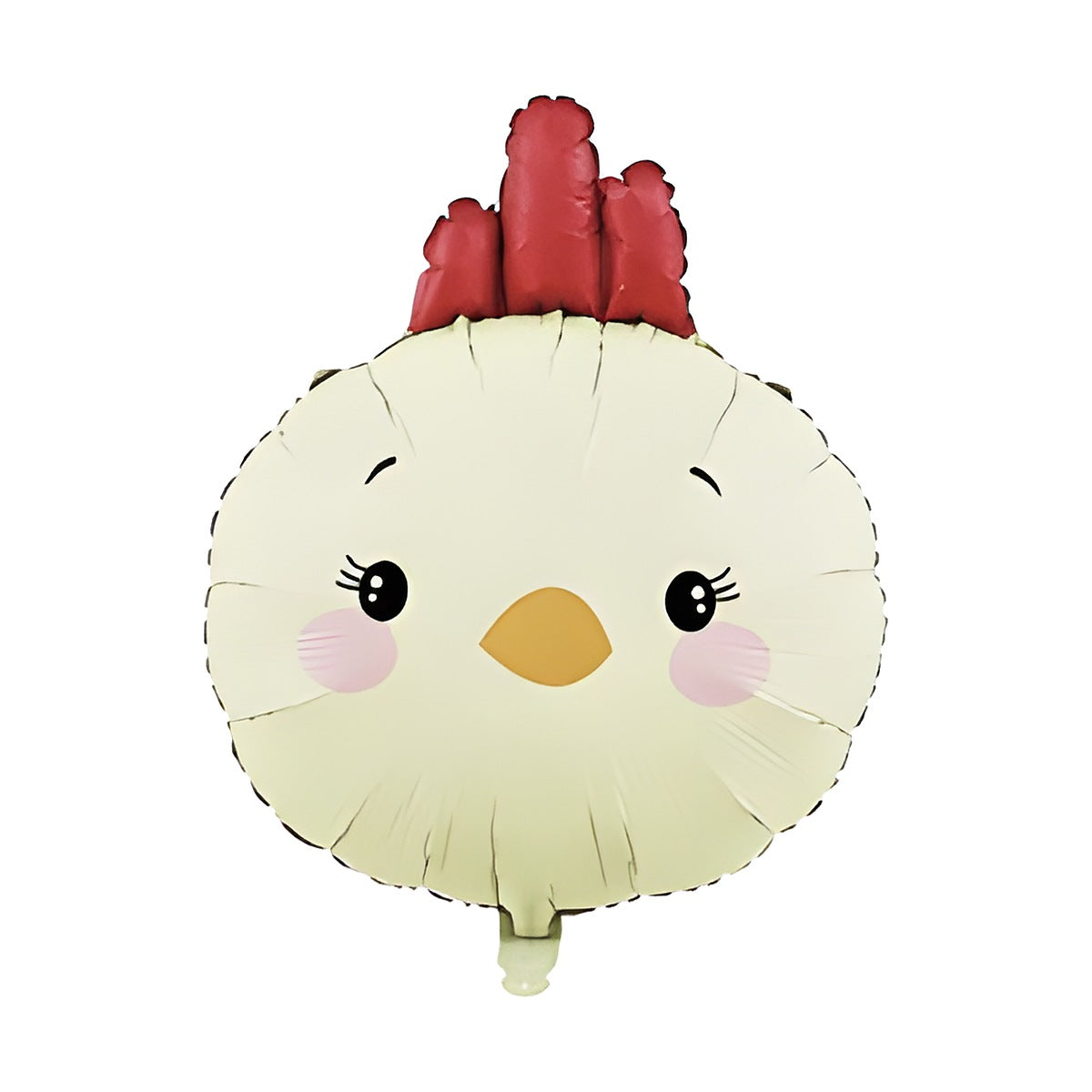 Globo Foil Cabeza de Pollito Mate 62 x 73 cm