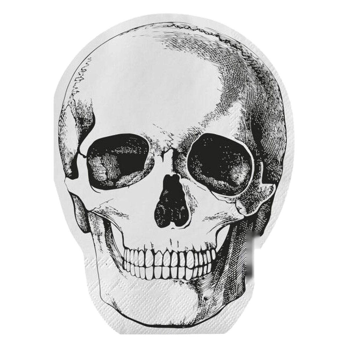 Servilletas Troqueladas Calavera 33 x 33 cm 20 uds