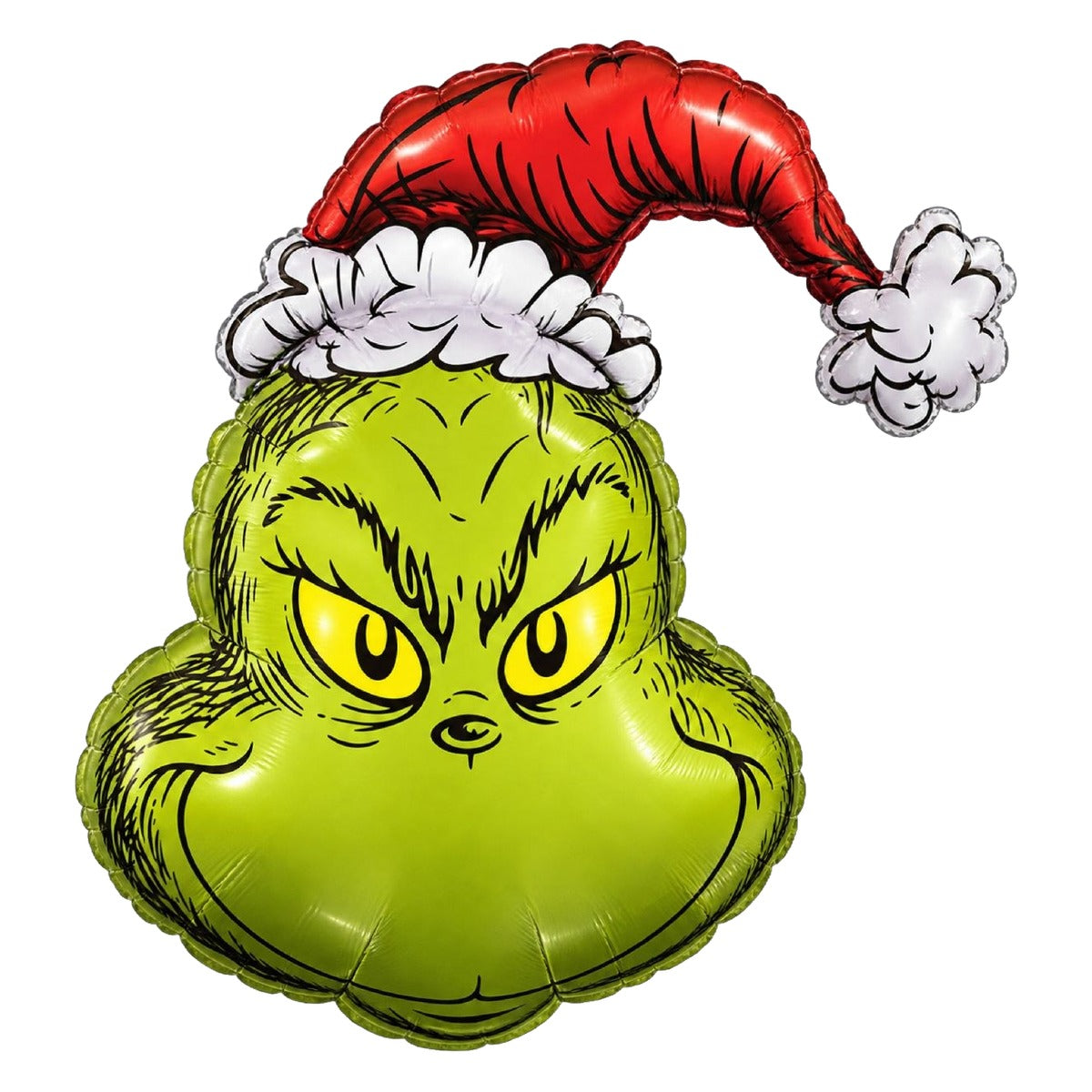 Globo Foil Cabeza del Grinch 44,5 x 62 cm