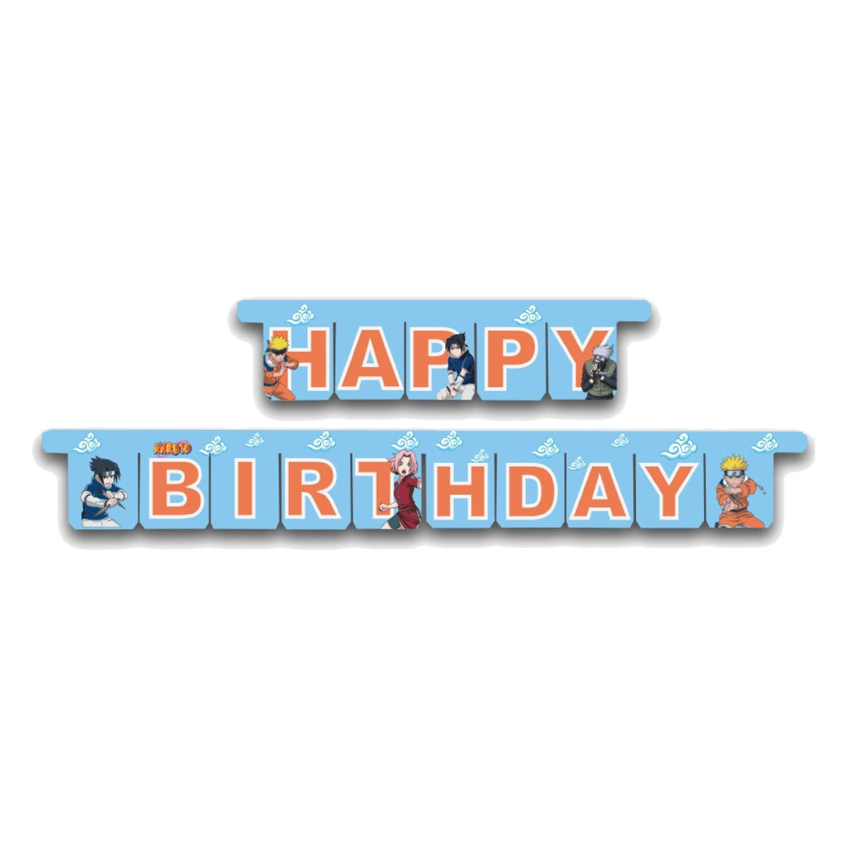 Guirnalda Happy Birthday Naruto 3 m