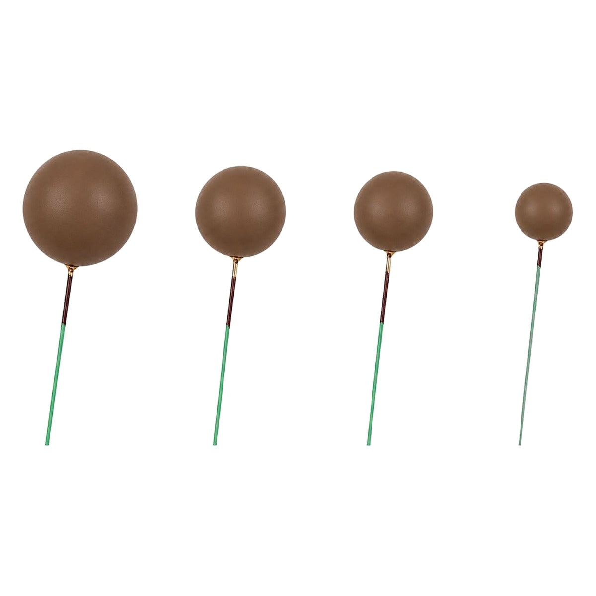 Bolas Decorativas de Espuma para Tartas 20 uds - Chocolate