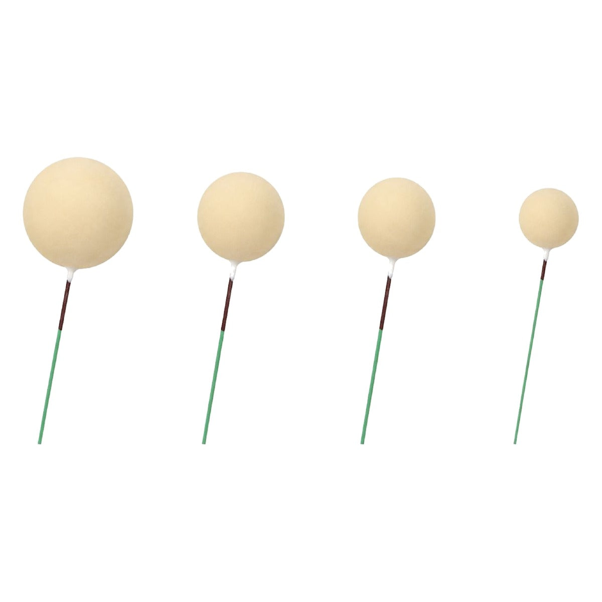 Bolas Decorativas de Espuma para Tartas 20 uds - Blanco Arena