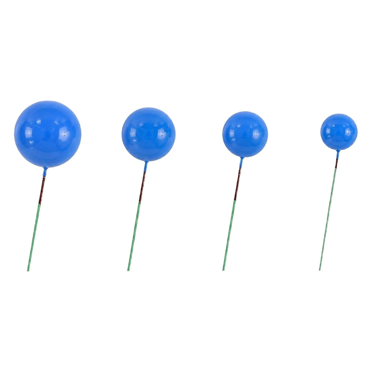 Bolas Decorativas de Espuma para Tartas 20 uds - Azul Oscuro