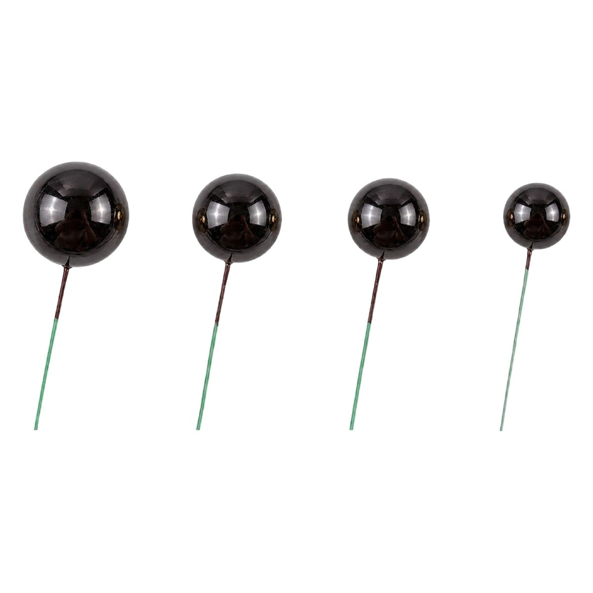 Bolas Decorativas de Espuma para Tartas 20 uds - Negro