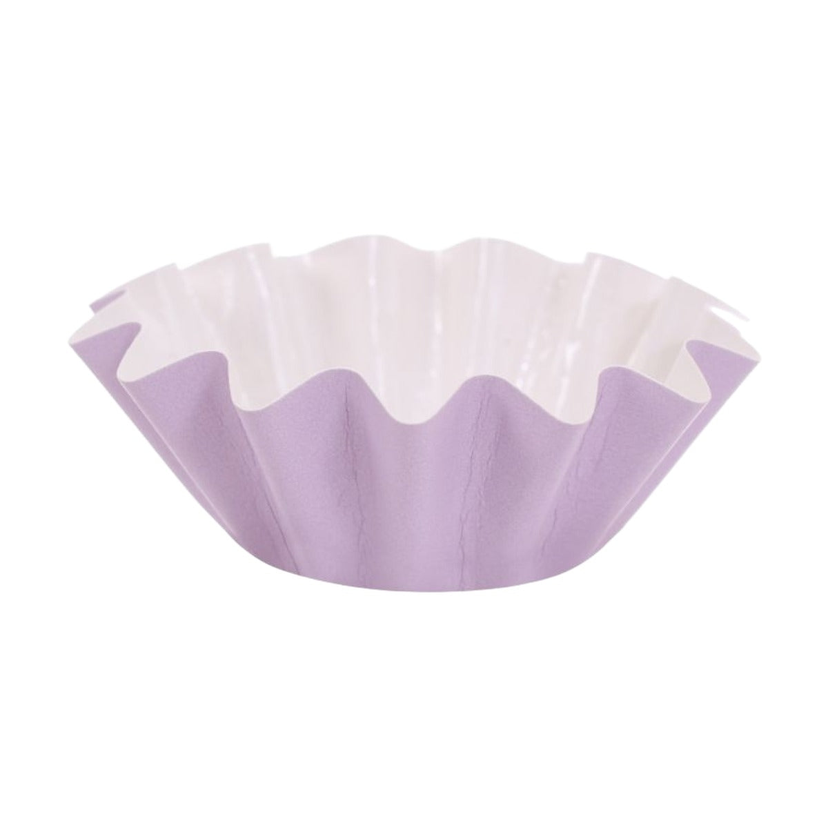 Cápsulas para Cupcakes Tulipa Bordes Ondulados 4,2 x 3,2 cm 12 uds - Lila