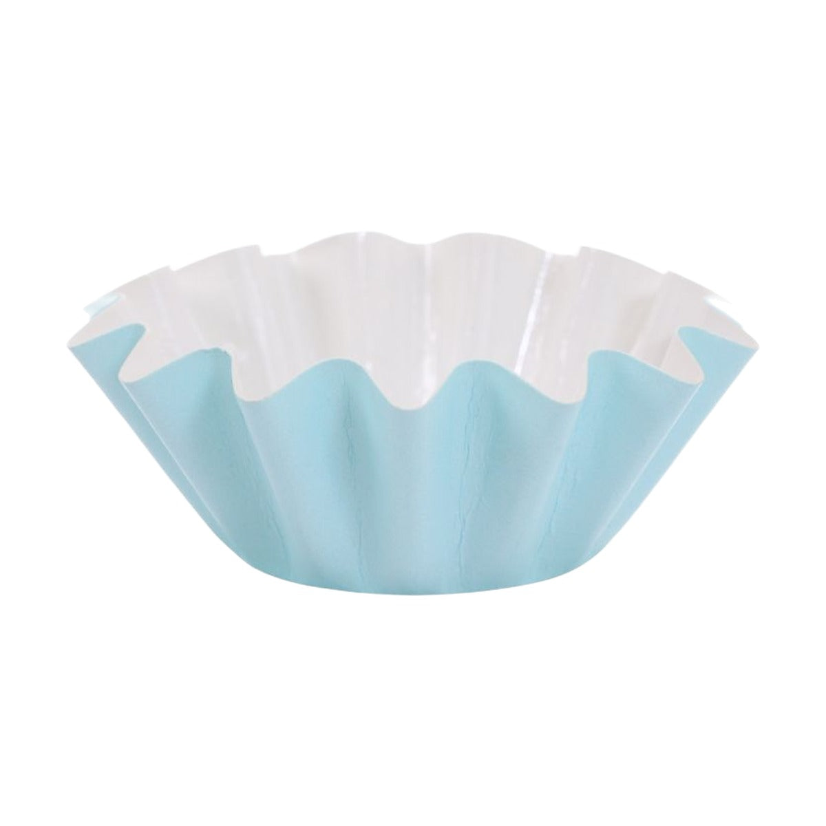 Cápsulas para Cupcakes Tulipa Bordes Ondulados 4,2 x 3,2 cm 12 uds - Azul