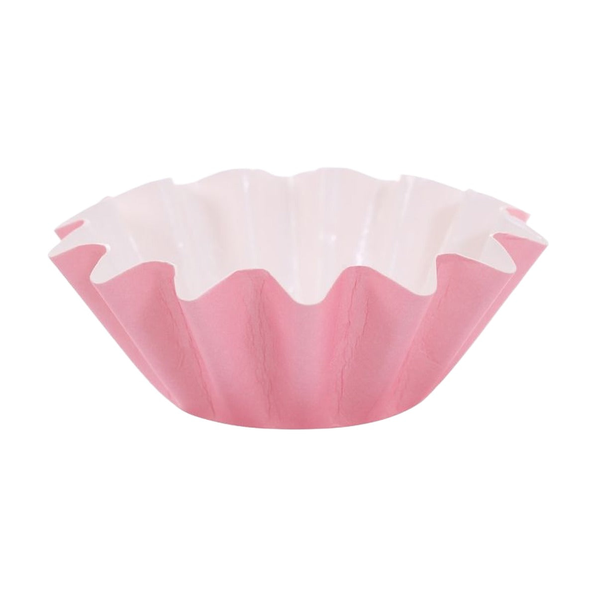 Cápsulas para Cupcakes Tulipa Bordes Ondulados 4,2 x 3,2 cm 12 uds - Rosa
