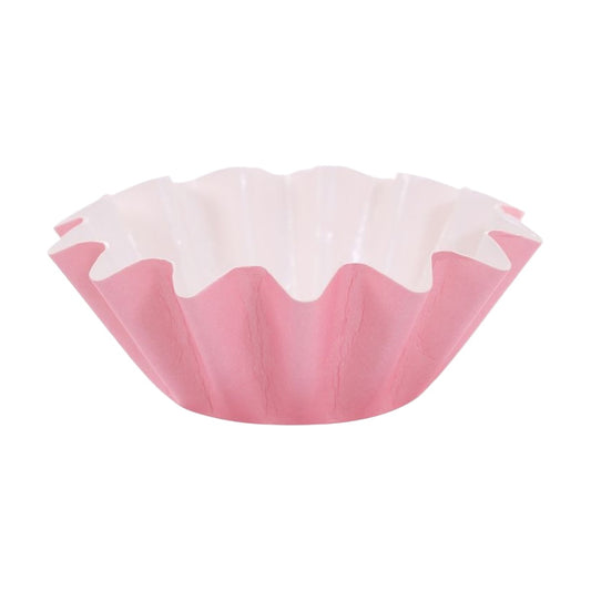 Cápsulas para Cupcakes Tulipa Bordes Ondulados 4,2 x 3,2 cm 12 uds - Rosa