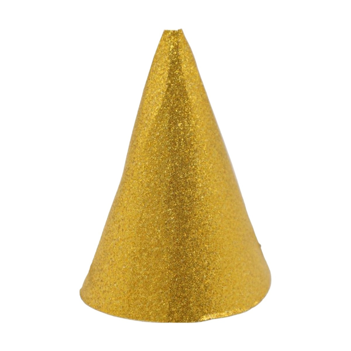 Gorros de Cumpleaños Purpurina Dorado 7 x 12 cm 3 uds