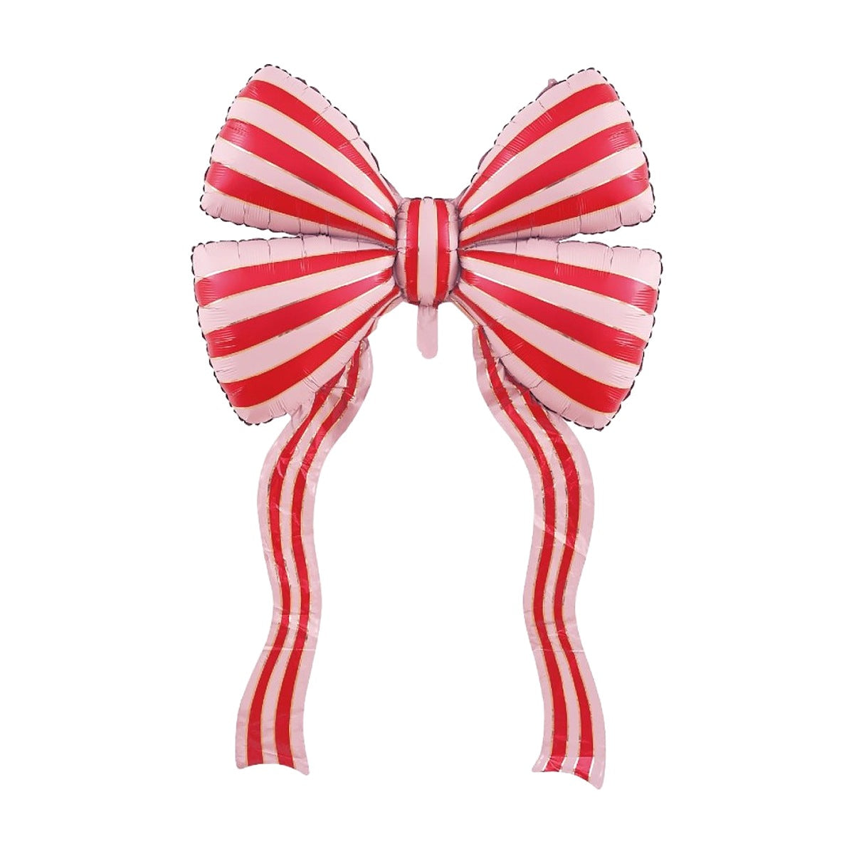 Globo Foil Lazo de Rayas Gigante 60" 108 x 156 cm Rojo