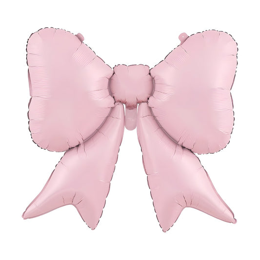 Globo Foil Lazo 92 x 79 cm Rosa mate