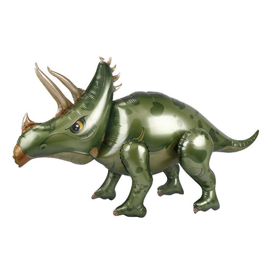 Globo Foil 4D Triceratops de Pie 100 cm