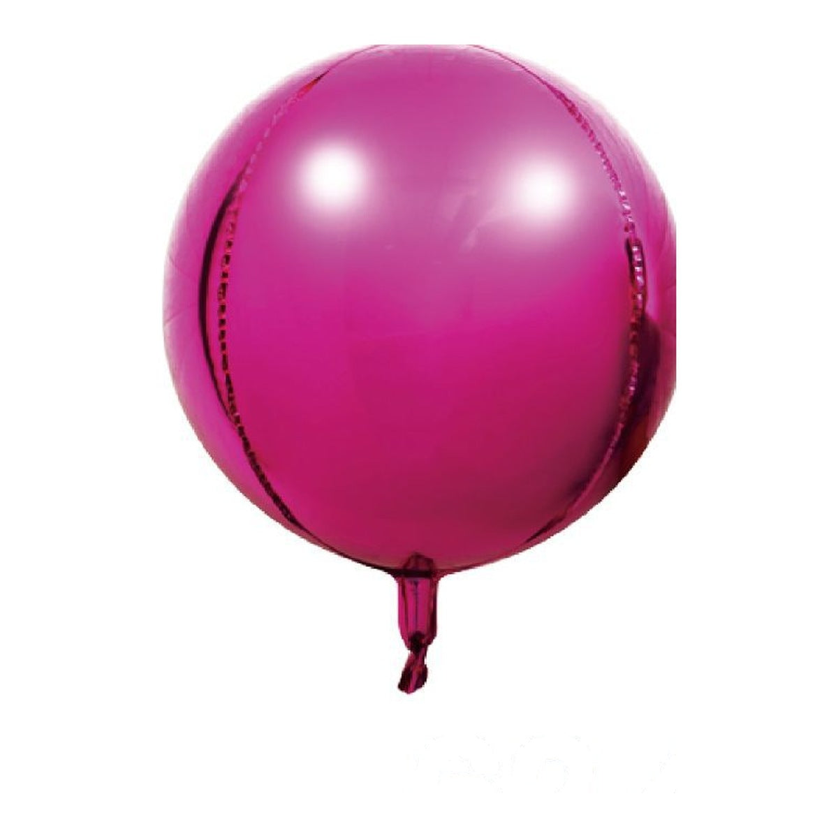 Globo Foil 4D Esfera Metalizada 25,8" 62,4 cm - Fucsia
