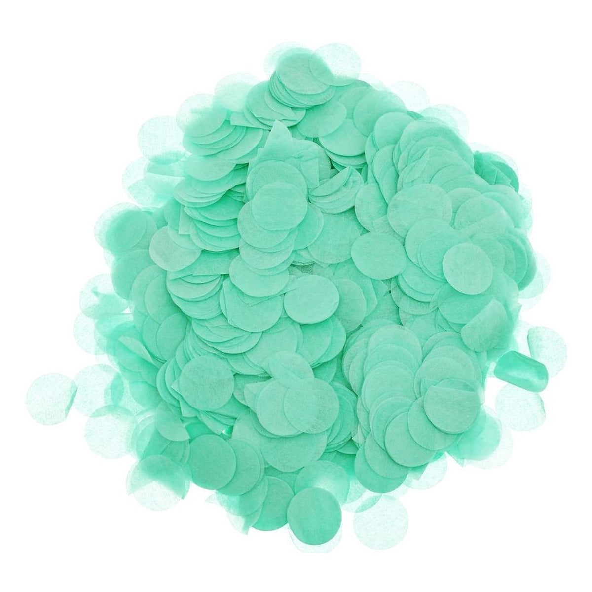 Confeti de Papel Seda Redondo 1,5 cm 15 g - Verde Menta