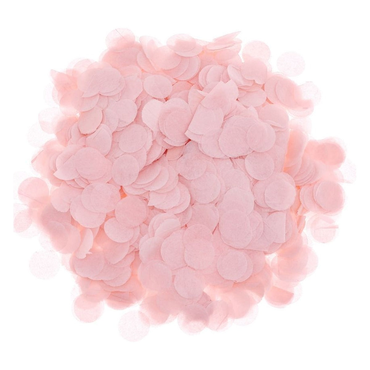 Confeti de Papel Seda Redondo 1,5 cm 15 g - Rosa Claro