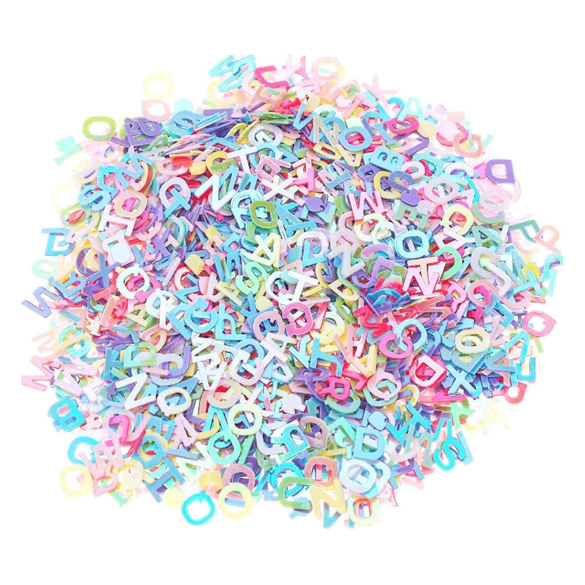 Confeti Letras A-Z Pastel 15 g