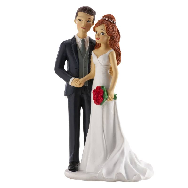Figura Tarta Pareja de Boda Cogidos de la Mano 18 cm deKora