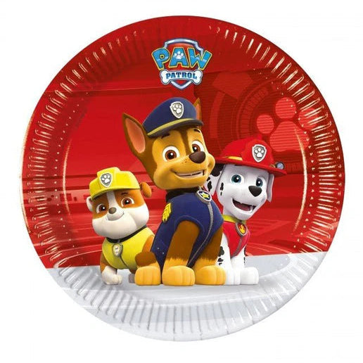 Platos Patrulla Canina 20cm 8uds