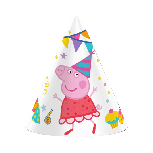 Sombreros Peppa Pig Pack 6 uds